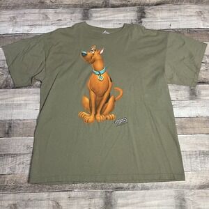 Scooby Doo Shirt Size XL Green Vintage 90s Stanley Desantis Hannah Barbera
